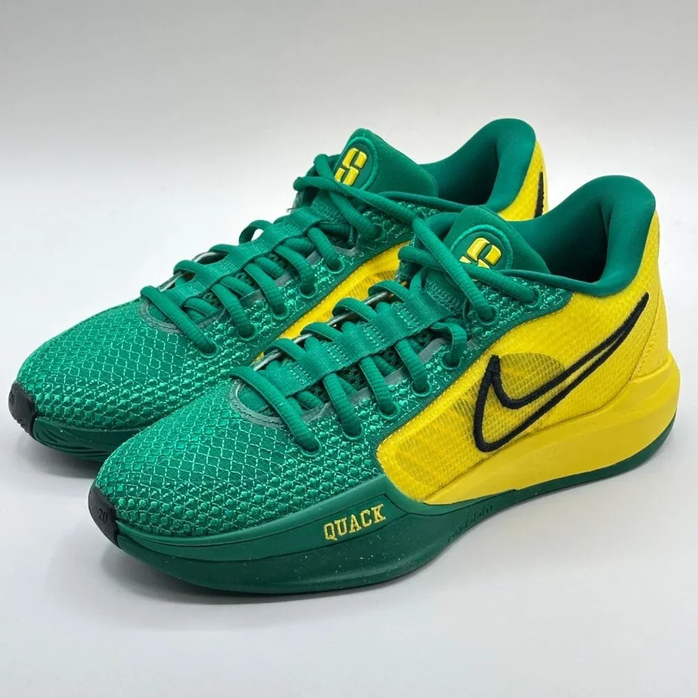 Women's Nike Sabrina 1 'Oregon Ducks' FQ3381-300 Size 6.5 - Picture 2 of 12